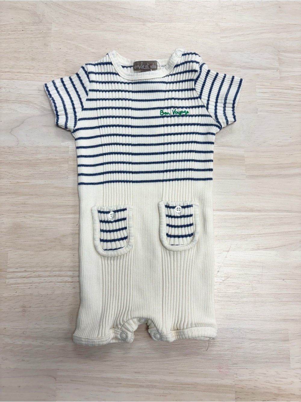 Emile & Ida lightweight knit romper